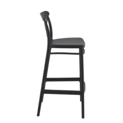 Cross Tabouret de bar moderne avec dossier en polypropylène><noscript><img width=
