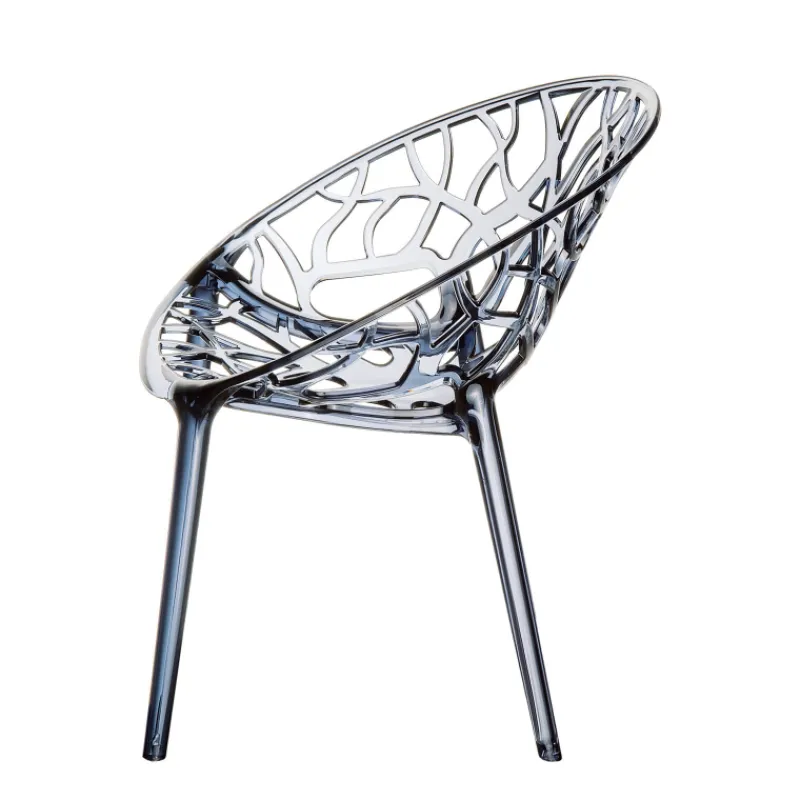 Crystal Chaise design en polycarbonate> Chaise Salon|Chaise Pour Chambre