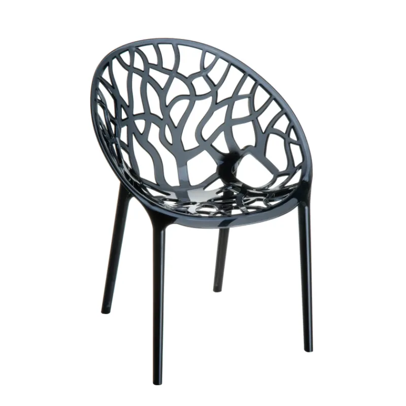Crystal Chaise design en polycarbonate> Chaise Salon|Chaise Pour Chambre