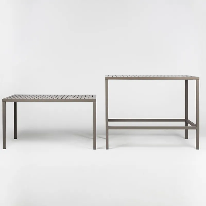 Cube Table de jardin rectangulaire réglable en hauteur fabriquée en Italie> Table De Jardin