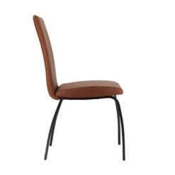 DarcyChaise de salle à manger rembourrée avec pieds en métal><noscript><img width=