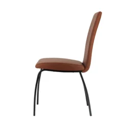 DarcyChaise de salle à manger rembourrée avec pieds en métal><noscript><img width=