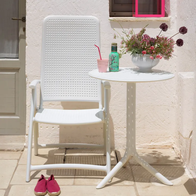 Darsena Fauteuil d'extérieur pliant et réglable en polypropylène> Chaise De Jardin|Fauteuil De Jardin