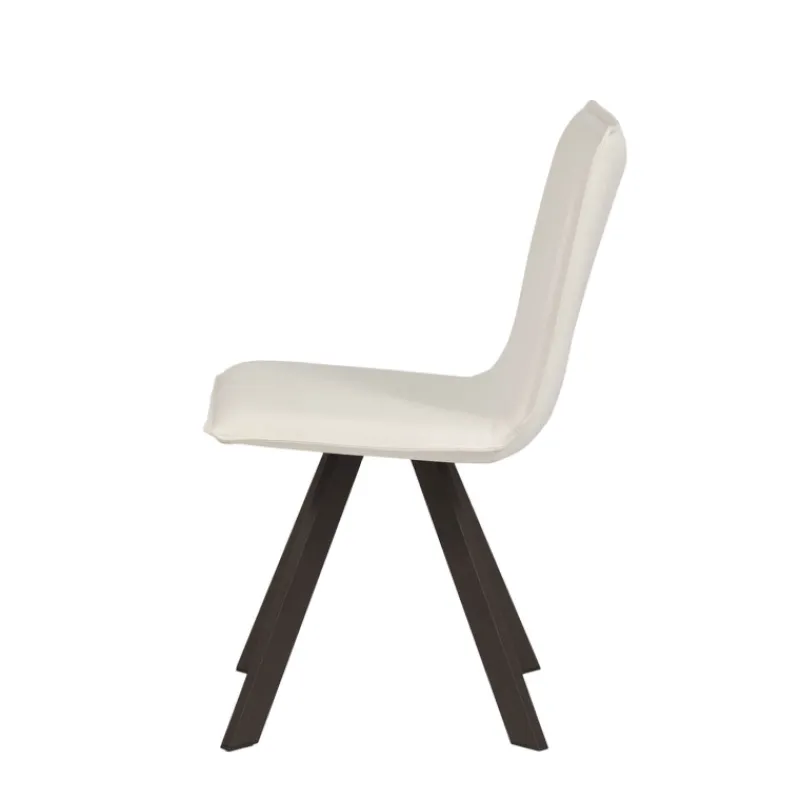 Mobliberica Denia Moblibérica® Chaise moderne en tissu et métal> Chaise De Salle à Manger
