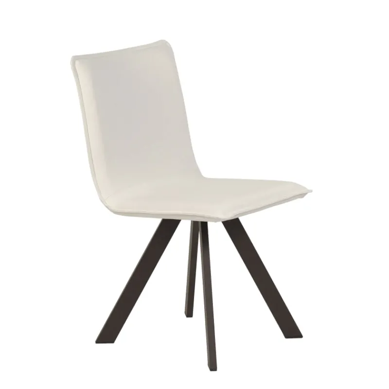 Mobliberica Denia Moblibérica® Chaise moderne en synthétique et métal> Chaise De Salle à Manger