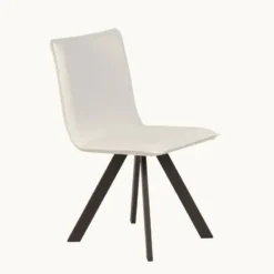 Mobliberica Denia Moblibérica® Chaise moderne en synthétique et métal><noscript><img width=
