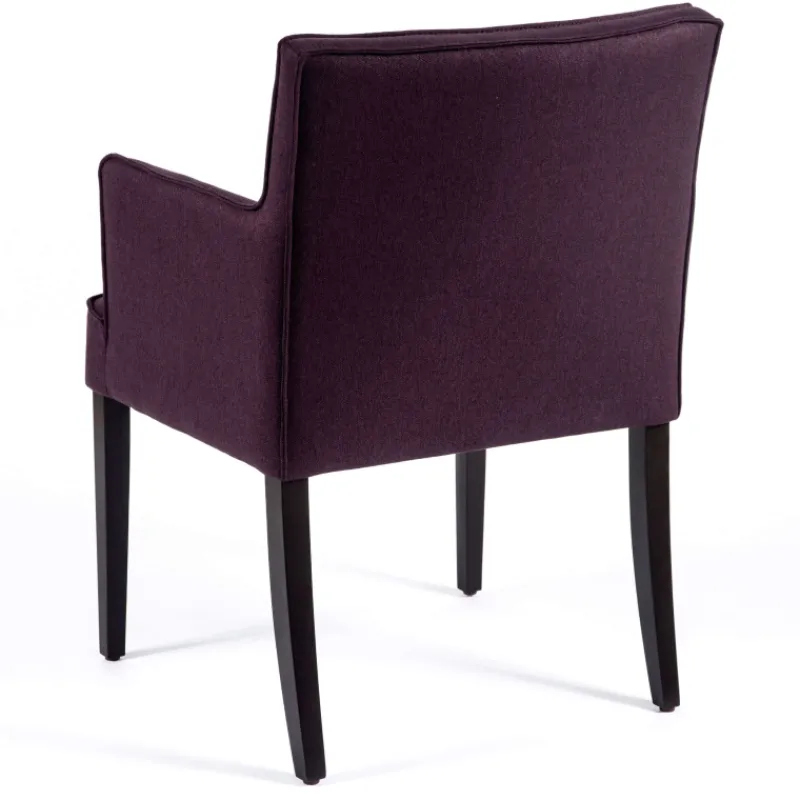 Sessio Diem Fauteuil contemporain rembourré en tissu et pieds en bois> Chaise De Salle à Manger|Chaise Salon