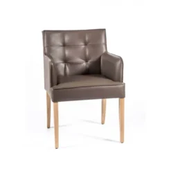 Sessio Diem 2 Fauteuil matelassé avec accoudoirs> Chaise De Cuisine|Chaise De Salle à Manger