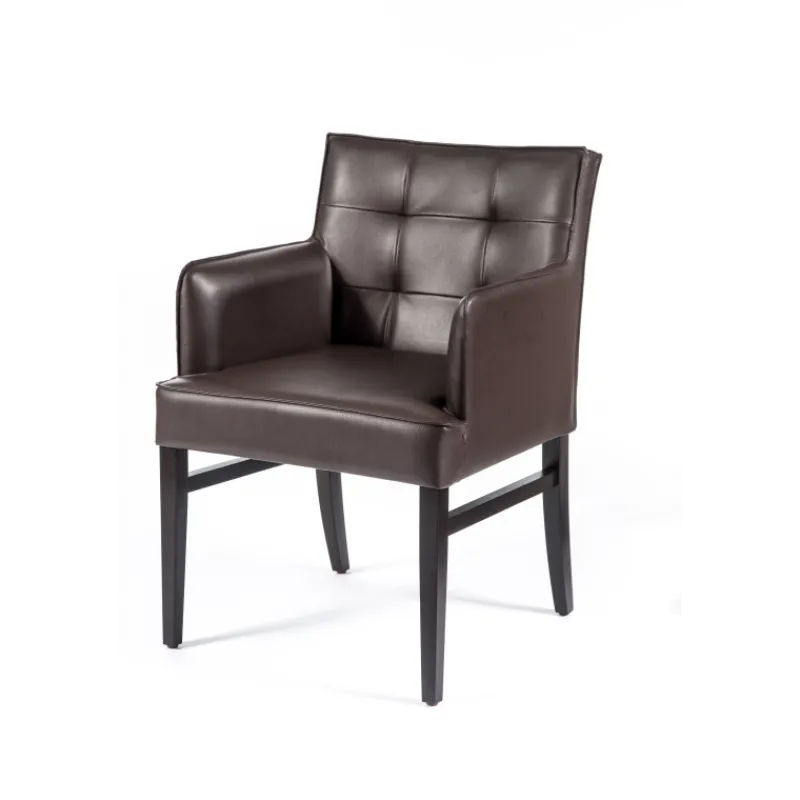 Sessio Diem 4 Fauteuil matelassé en synthétique et bois> Chaise De Cuisine|Chaise De Salle à Manger