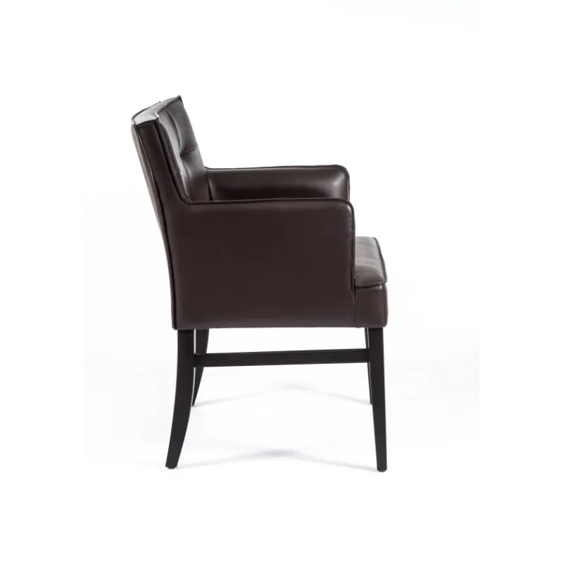 Sessio Diem 4 Fauteuil matelassé en synthétique et bois> Chaise De Cuisine|Chaise De Salle à Manger