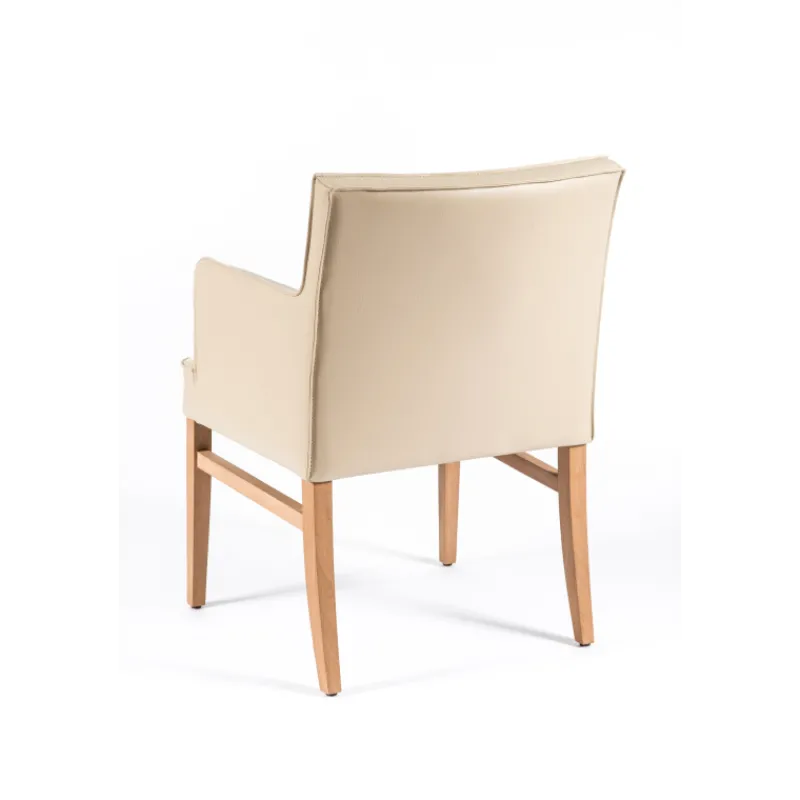 Sessio Diem 4 Fauteuil matelassé en synthétique et bois> Chaise De Cuisine|Chaise De Salle à Manger