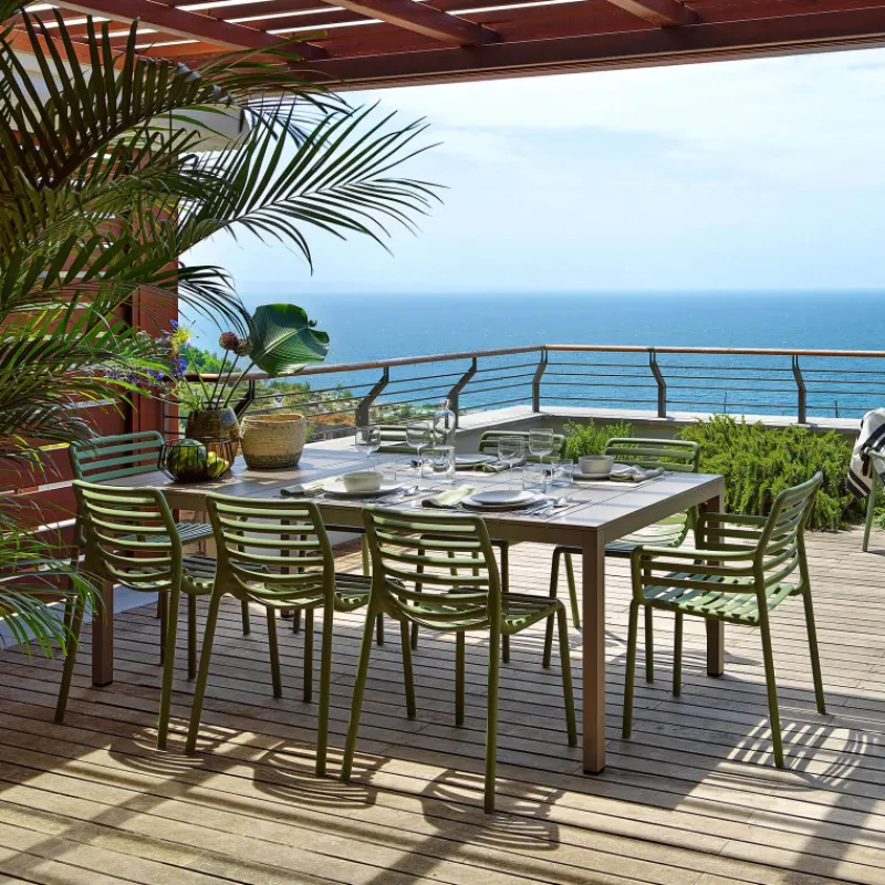Doga bistrot Chaise de jardin design empilable sans accoudoirs de fabrication italienne> Chaise De Jardin