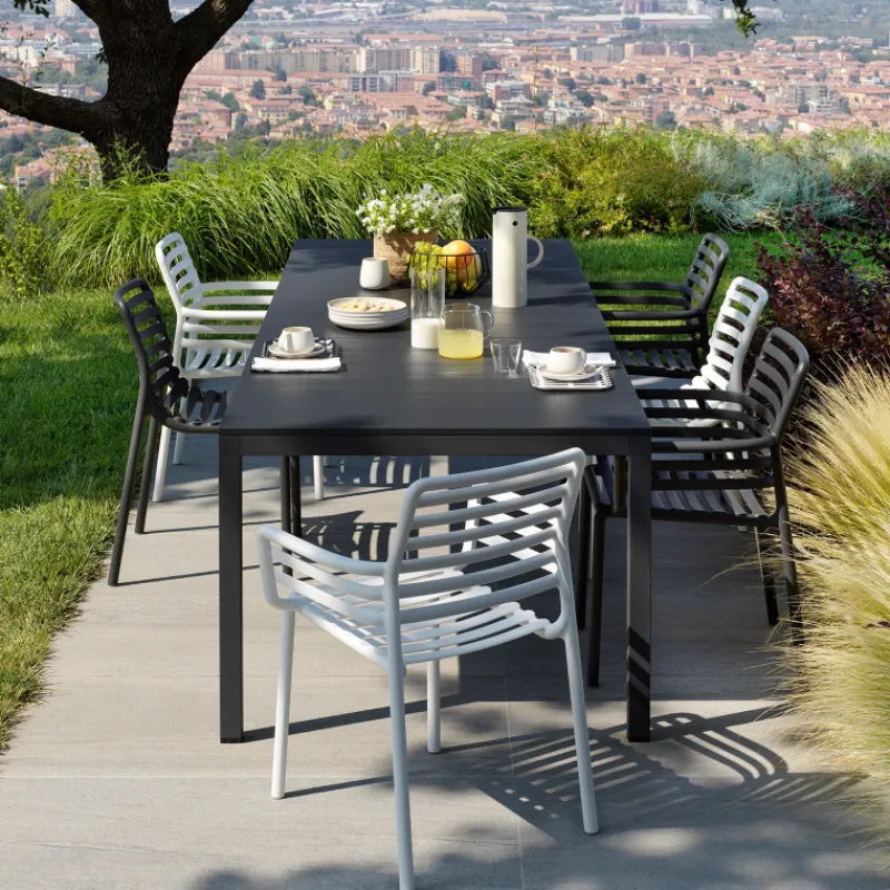 Doga Fauteuil de jardin design empilable fabriqué en Italie> Chaise De Jardin|Fauteuil De Jardin