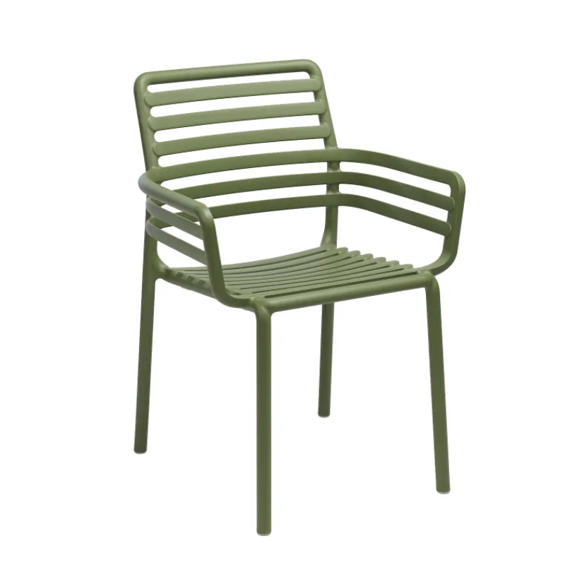 Doga Fauteuil de jardin design empilable fabriqué en Italie> Chaise De Jardin|Fauteuil De Jardin