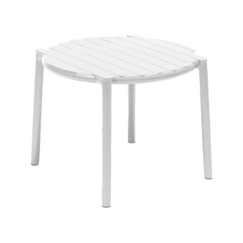 Doga Table basse de jardin ronde empilable fabriquée en Italie> Table De Jardin