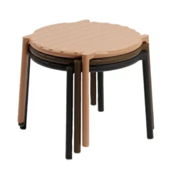Doga Table basse de jardin ronde empilable fabriquée en Italie><noscript><img width=