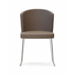 Peressini Doris S Chaise de séjour en synthétique et métal><noscript><img width=