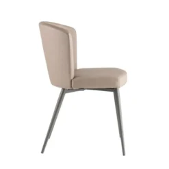 Peressini Doris S Chaise de séjour en synthétique et métal><noscript><img width=