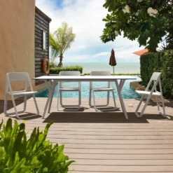 Dream Chaise de jardin pliante moderne en polypropylène><noscript><img width=