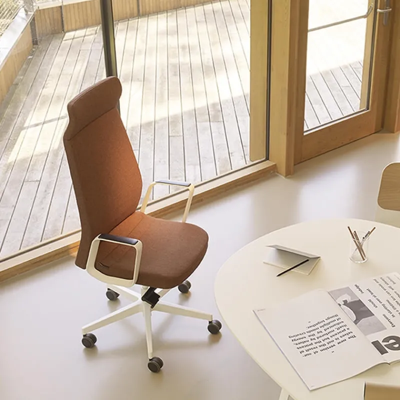 Sokoa Eden 02 Fauteuil de direction en tissu avec têtière made in France> Chaise De Bureau|Fauteuil De Bureau