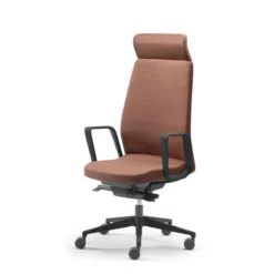 Sokoa Eden 02 Fauteuil de direction en tissu avec têtière made in France><noscript><img width=