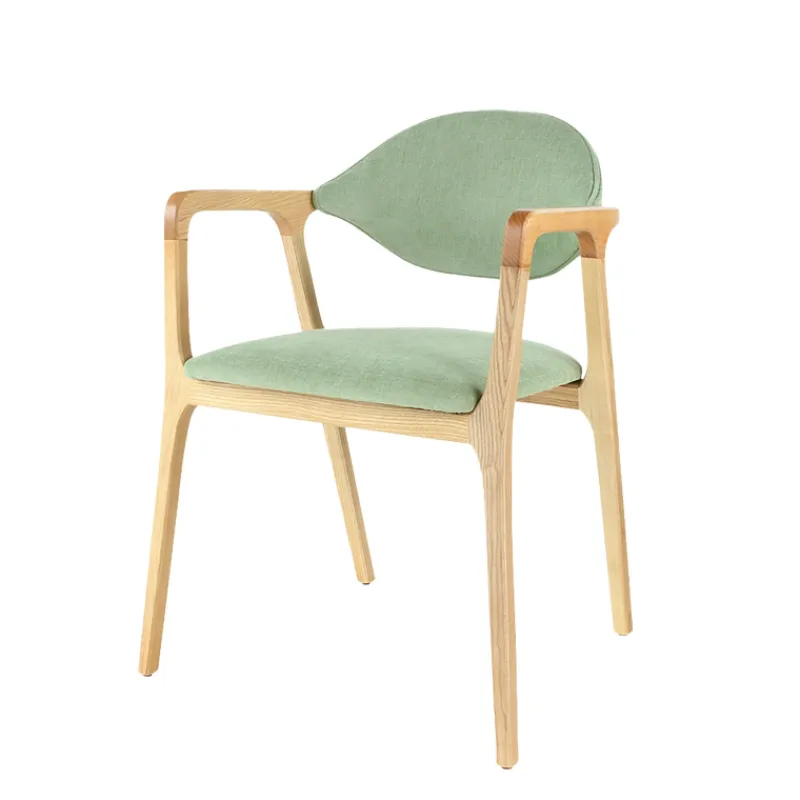 Dasras Eden Fauteuil design en bois massif et tissu> Chaise De Salle à Manger|Chaise Salon