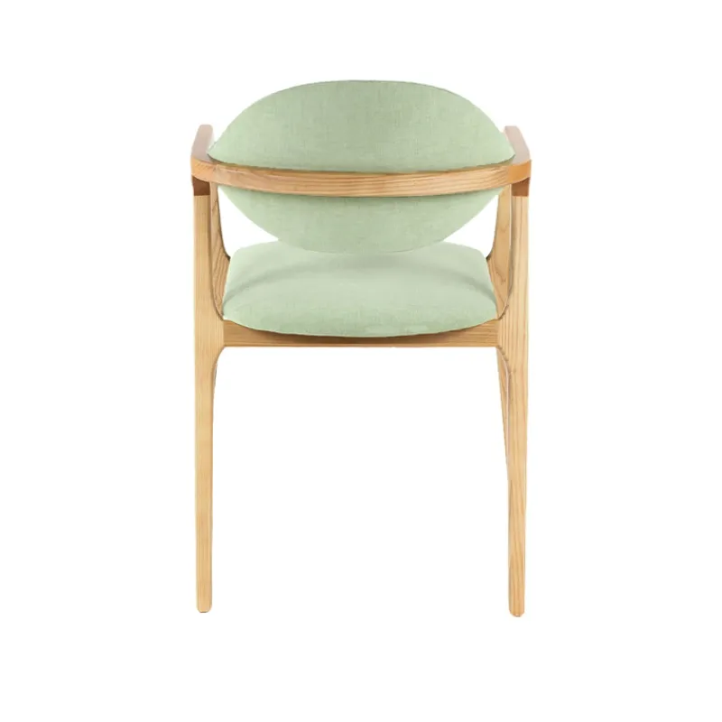 Dasras Eden Fauteuil design en bois massif et tissu> Chaise De Salle à Manger|Chaise Salon