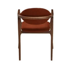 Dasras Eden Fauteuil design en bois massif et tissu><noscript><img width=