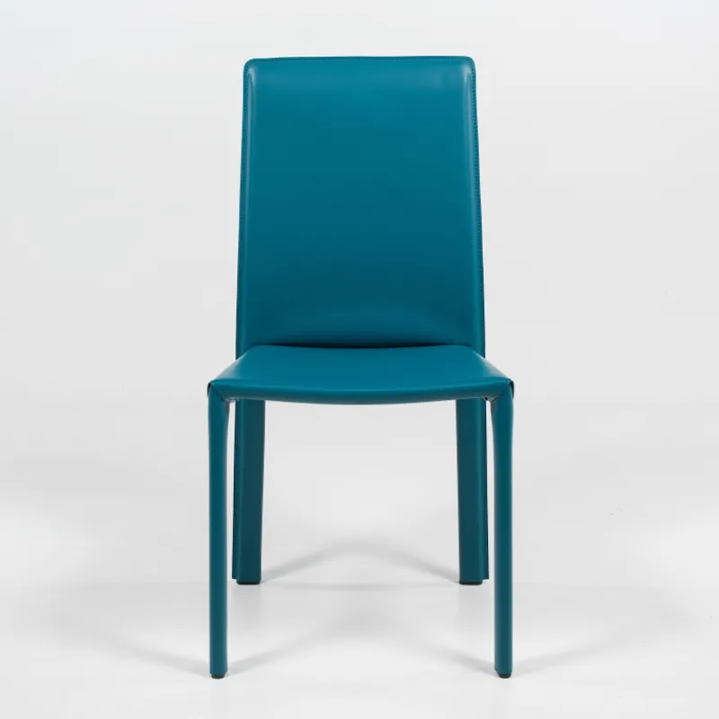 Airnova Elisa A Chaise de salle à manger en croûte de cuir> Chaise De Salle à Manger