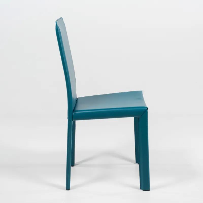 Airnova Elisa A Chaise de salle à manger en croûte de cuir> Chaise De Salle à Manger