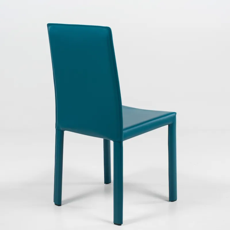 Airnova Elisa A Chaise de salle à manger en croûte de cuir> Chaise De Salle à Manger