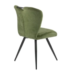 EliseChaise rembourrée pivotante en tissu avec poignée><noscript><img width=