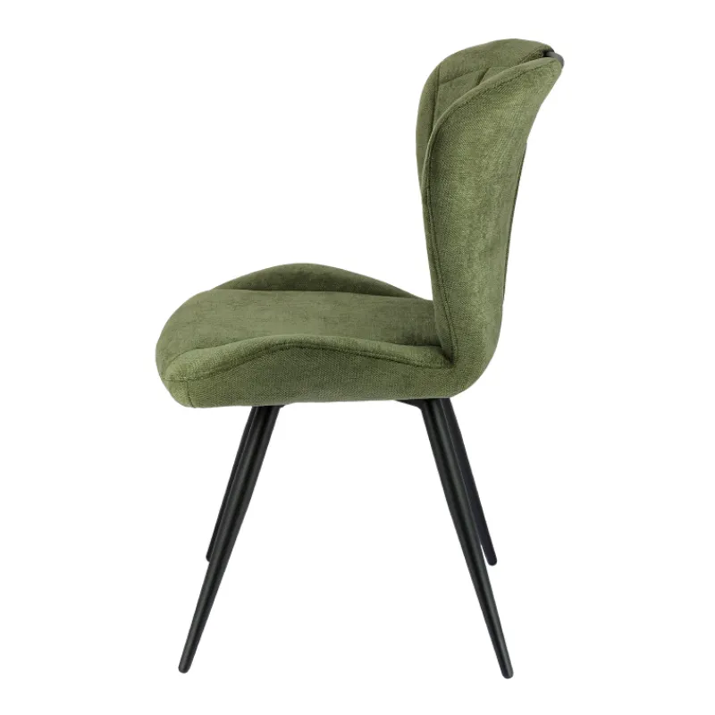 EliseChaise rembourrée pivotante en tissu avec poignée> Chaise De Salle à Manger