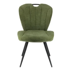 EliseChaise rembourrée pivotante en tissu avec poignée><noscript><img width=