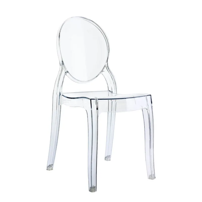 Elizabeth Chaise enfant transparente médaillon> Chaise De Salle à Manger