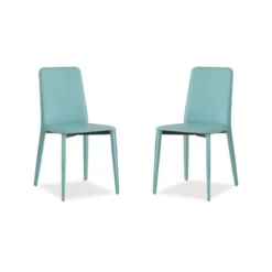 Airnova Ely 2 Chaise de salle à manger en croûte de cuir avec pieds gainés> Chaise De Salle à Manger