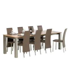 Perfecta Elyn Chaise contemporaine de salle à manger en simili><noscript><img width=