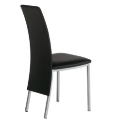 Perfecta Elyn Chaise contemporaine de salle à manger en simili><noscript><img width=