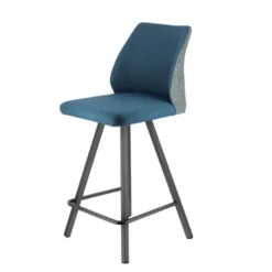 Europea Emma Tabouret snack pivotant bicolore avec pieds en métal><noscript><img width=