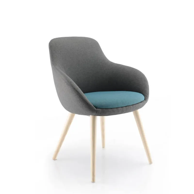 Sokoa Eneka 02 Fauteuil made in France confortable en tissu> Fauteuil De Salon