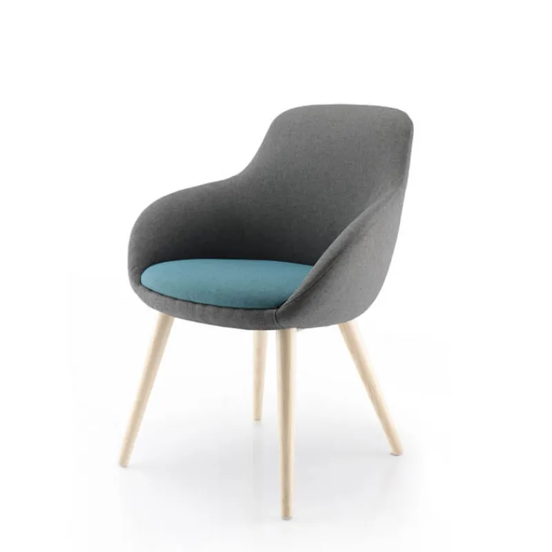 Sokoa Eneka 02 Fauteuil made in France confortable en tissu> Fauteuil De Salon