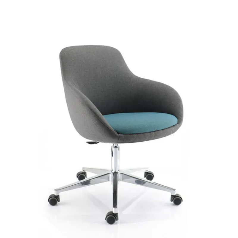 Sokoa Eneka 02 Fauteuil relax réglable et pivotant avec roulettes made in France> Chaise De Salle à Manger|Chaise De Bureau