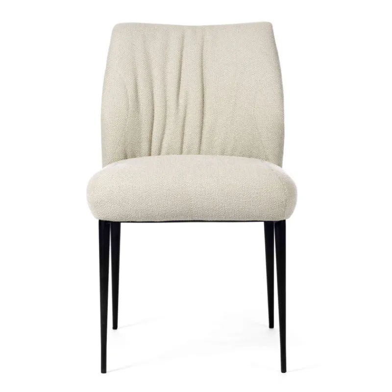 Mobitec Enora Chaise ® moderne en tissu et pieds en métal> Chaise De Salle à Manger