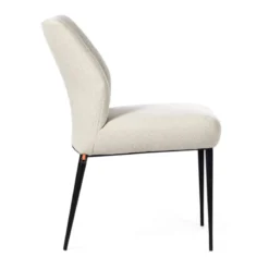 Mobitec Enora Chaise ® moderne en tissu et pieds en métal><noscript><img width=
