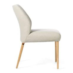 Mobitec Enora ® Chaise cocooning en tissu et pieds en bois><noscript><img width=