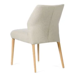 Mobitec Enora ® Chaise cocooning en tissu et pieds en bois><noscript><img width=