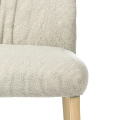 Mobitec Enora ® Chaise cocooning en tissu et pieds en bois><noscript><img width=