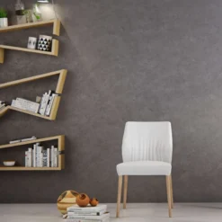 Mobitec Enora ® Chaise cocooning en tissu et pieds en bois><noscript><img width=