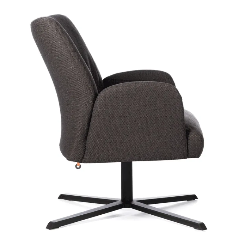 Mobitec Enora ® Fauteuil cocooning pivotant en tissu et métal> Fauteuil De Salon