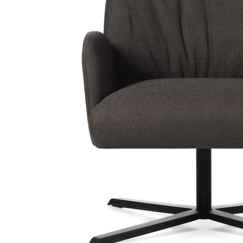 Mobitec Enora ® Fauteuil cocooning pivotant en tissu et métal> Fauteuil De Salon